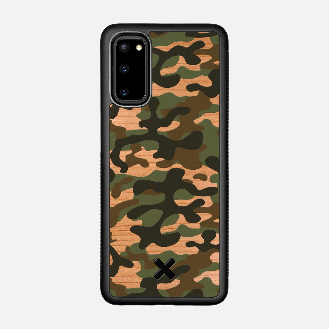 Trooper Case for the Samsung Galaxy S20 featuring a UV Printed and Cherry Wood backer with the Keyway X Mark#Phone Model_Galaxy S20
