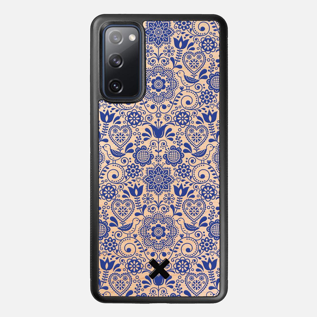 Bloom Case for the Samsung Galaxy S20 FE featuring a UV Printed Maple Wood backer with the Keyway X Mark#Phone Model_Galaxy S20 FE