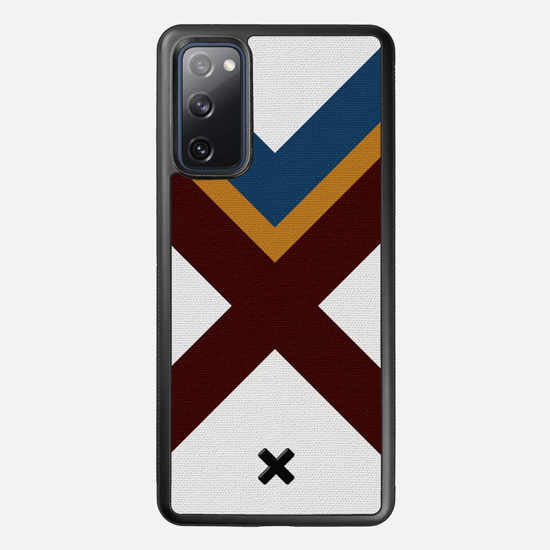 Range Case for the Samsung Galaxy S20 FE featuring a UV Printed Cotton Canvas backer with the Keyway X Mark#Phone Model_Galaxy S20 FE