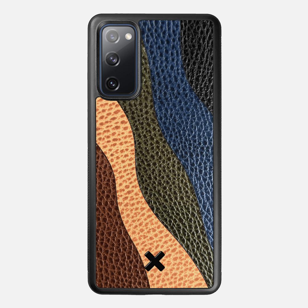 Sable Leather Case for the Samsung Galaxy S20 FE featuring a Genuine Leather backer with the Keyway X Mark#Phone Model_Galaxy S20 FE