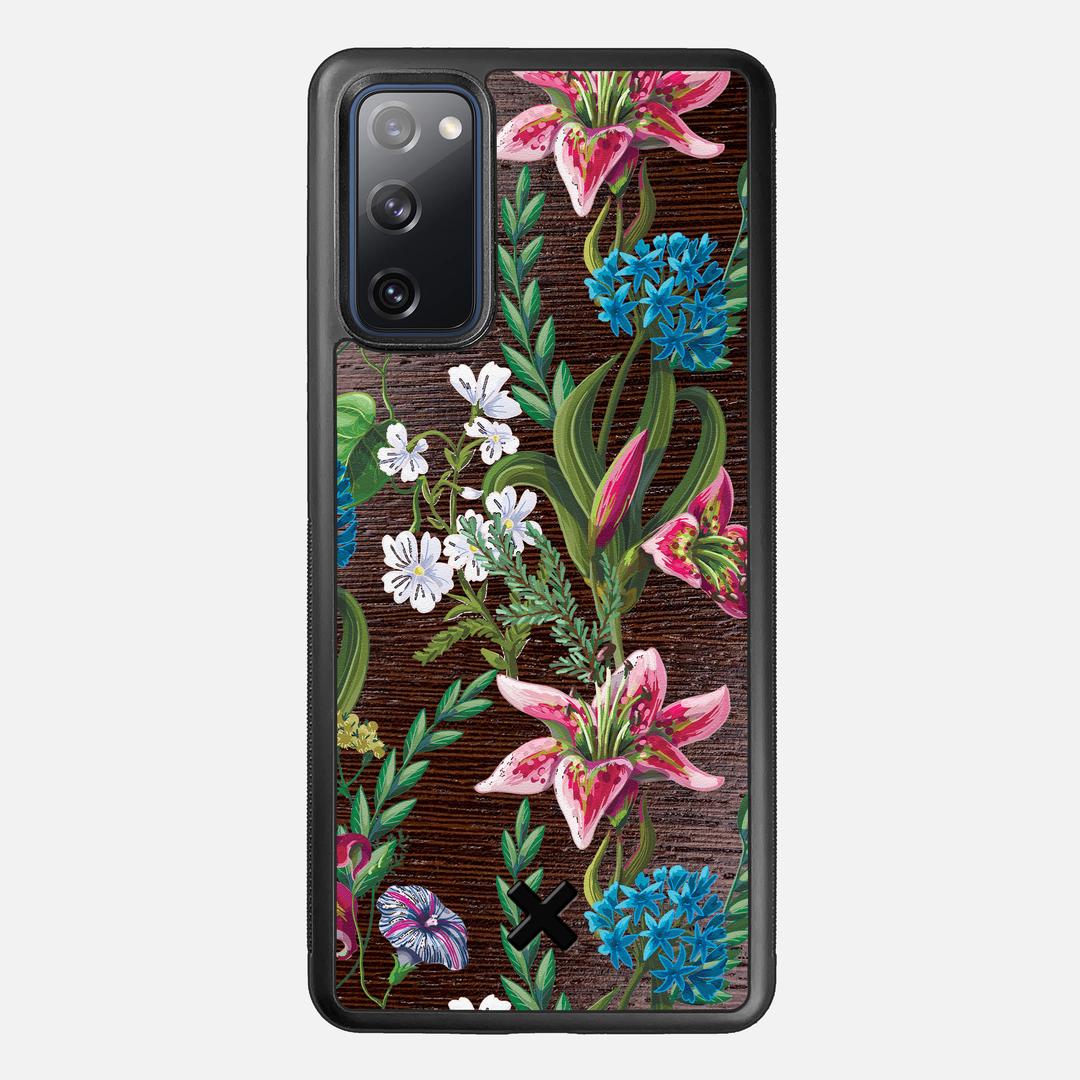 Stargazer Case for the Samsung Galaxy S20 FE featuring a UV Printed Wenge Wood backer with the Keyway X Mark#Phone Model_Galaxy S20 FE