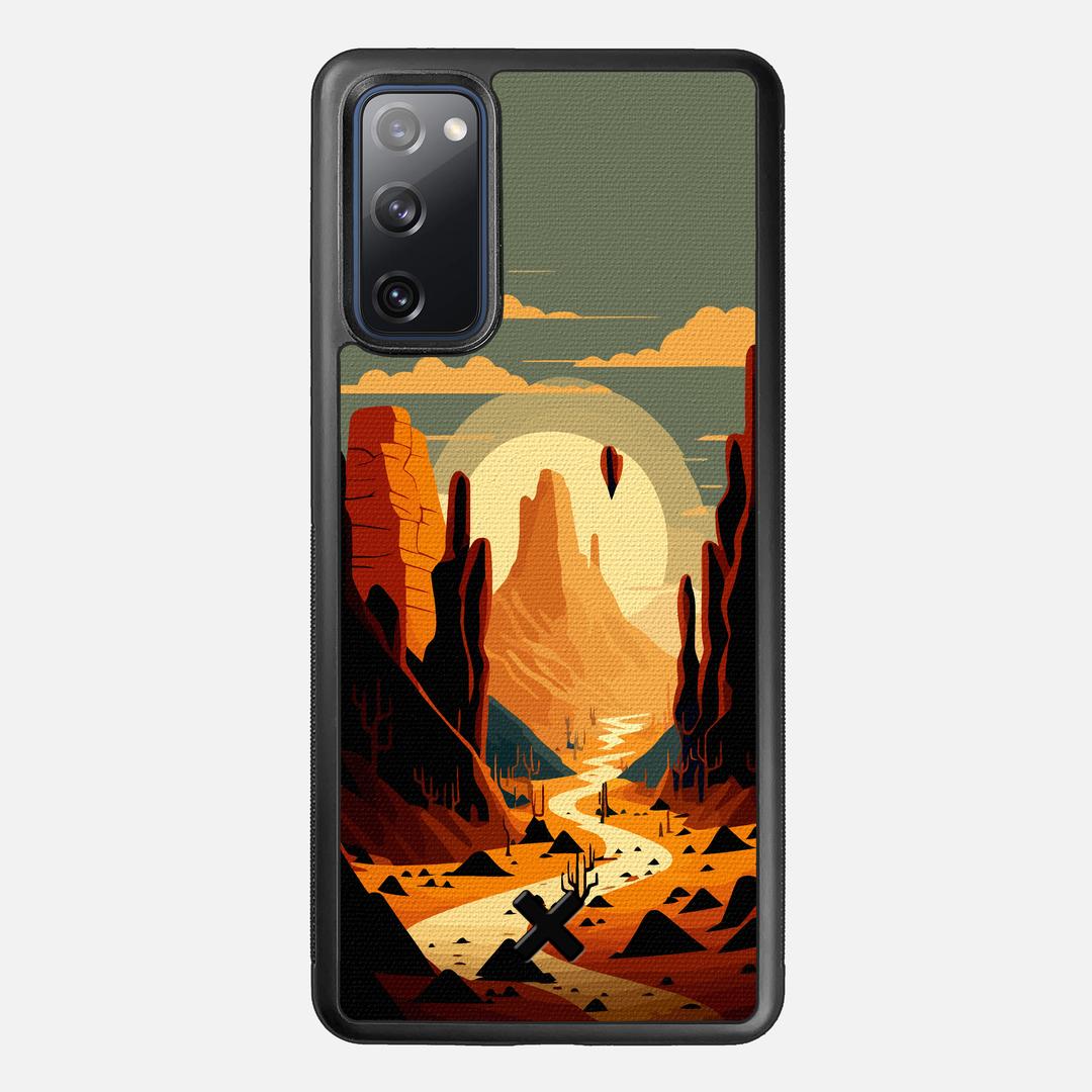 Terra Case for the Samsung Galaxy S20 FE featuring a UV Printed Cotton Canvas backer with the Keyway X Mark#Phone Model_Galaxy S20 FE
