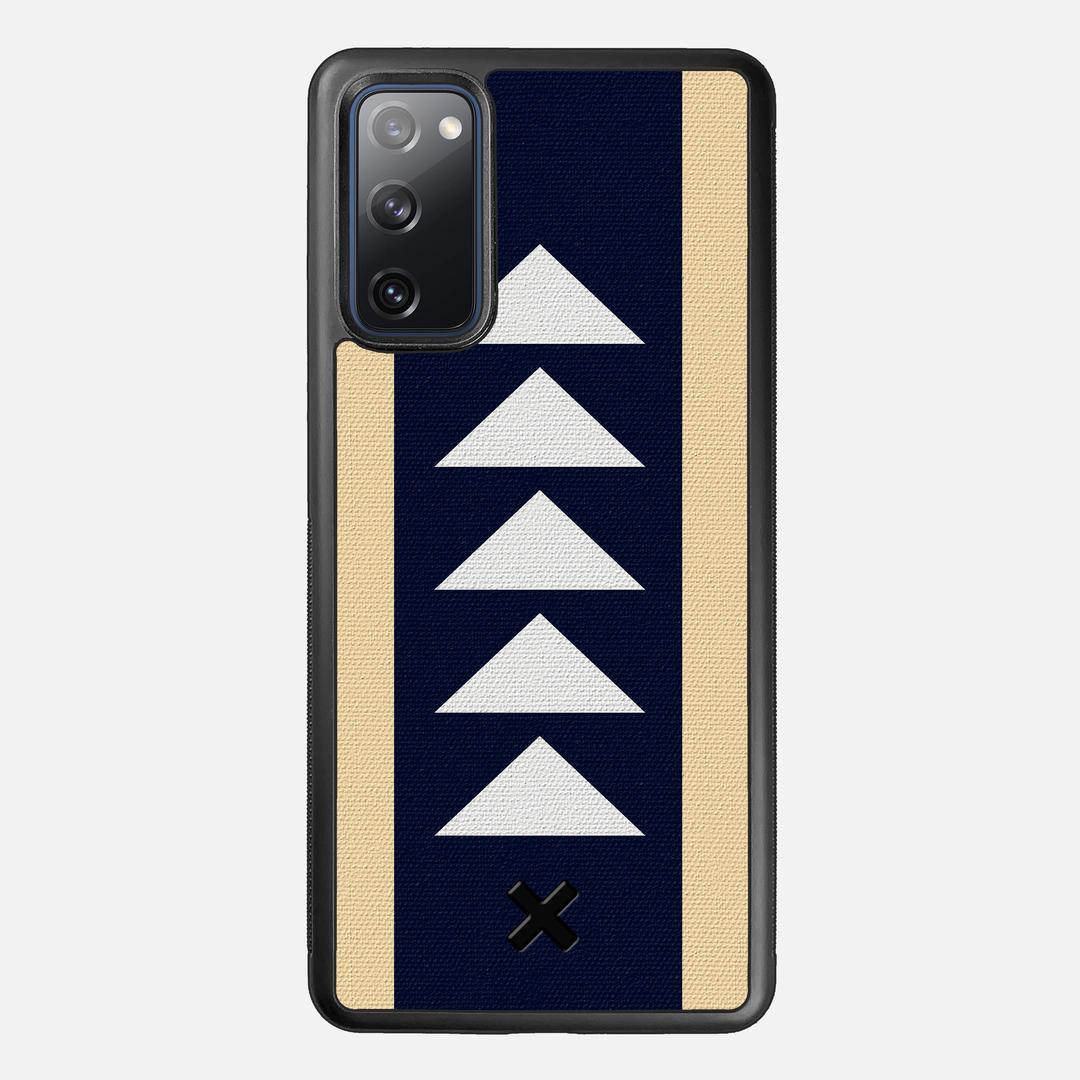 Track Case for the Samsung Galaxy S20 FE featuring a UV Printed Cotton Canvas backer with the Keyway X Mark#Phone Model_Galaxy S20 FE