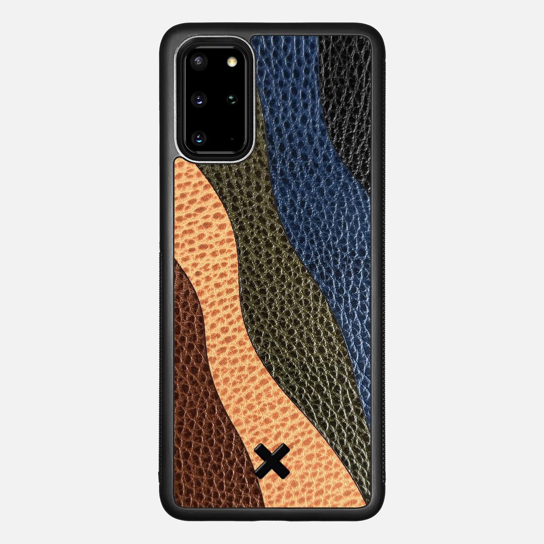 Sable Leather Case for the Samsung Galaxy S20 Plus featuring a Genuine Leather backer with the Keyway X Mark#Phone Model_Galaxy S20 Plus