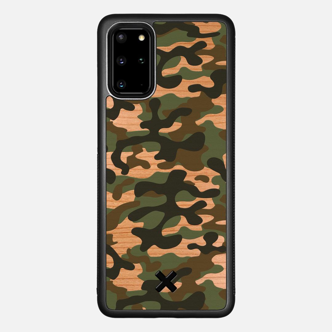Trooper Case for the Samsung Galaxy S20 Plus featuring a UV Printed and Cherry Wood backer with the Keyway X Mark#Phone Model_Galaxy S20 Plus