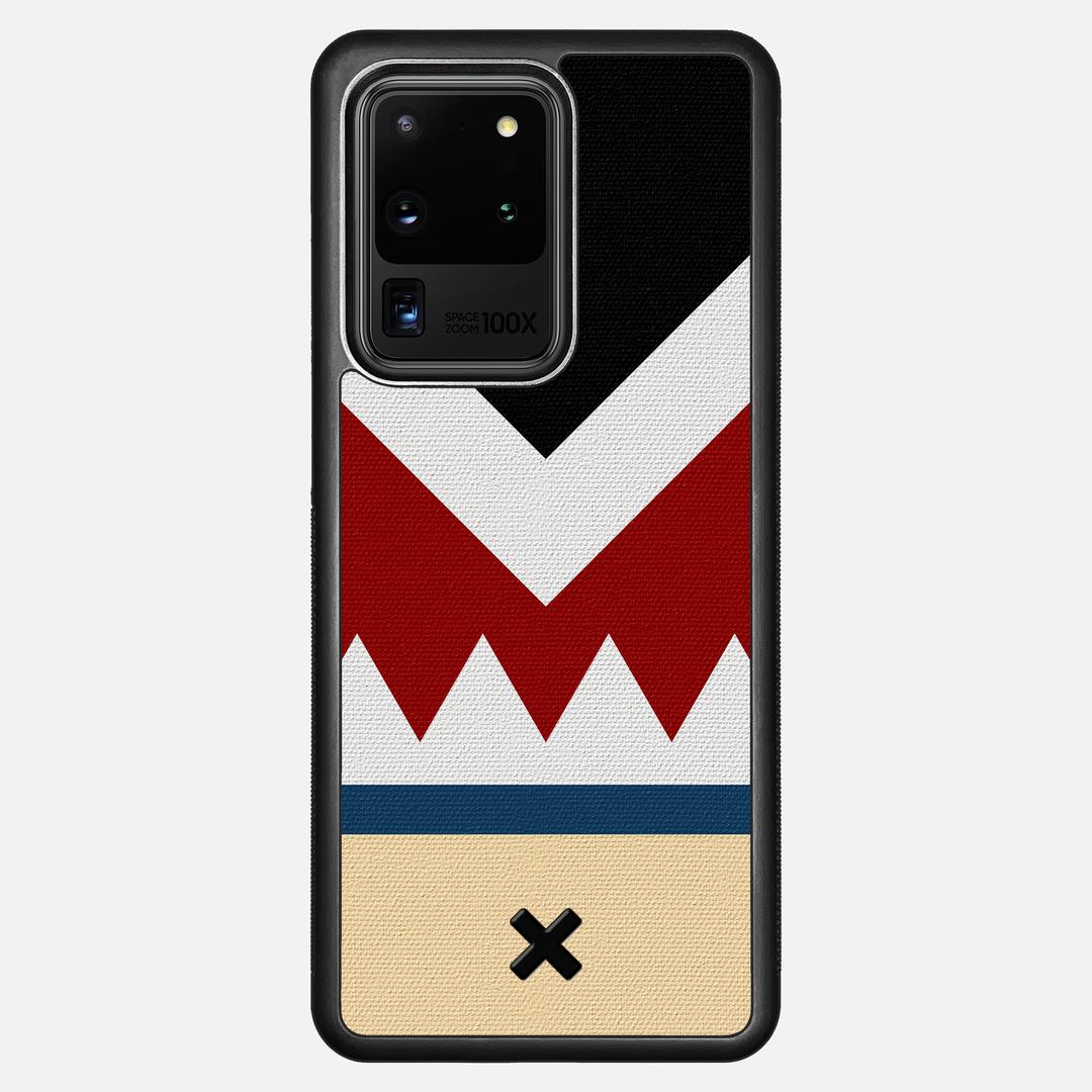 Cove Case for the Samsung Galaxy S20 Ultra featuring a UV Printed Cotton Canvas backer with the Keyway X Mark#Phone Model_Galaxy S20 Ultra