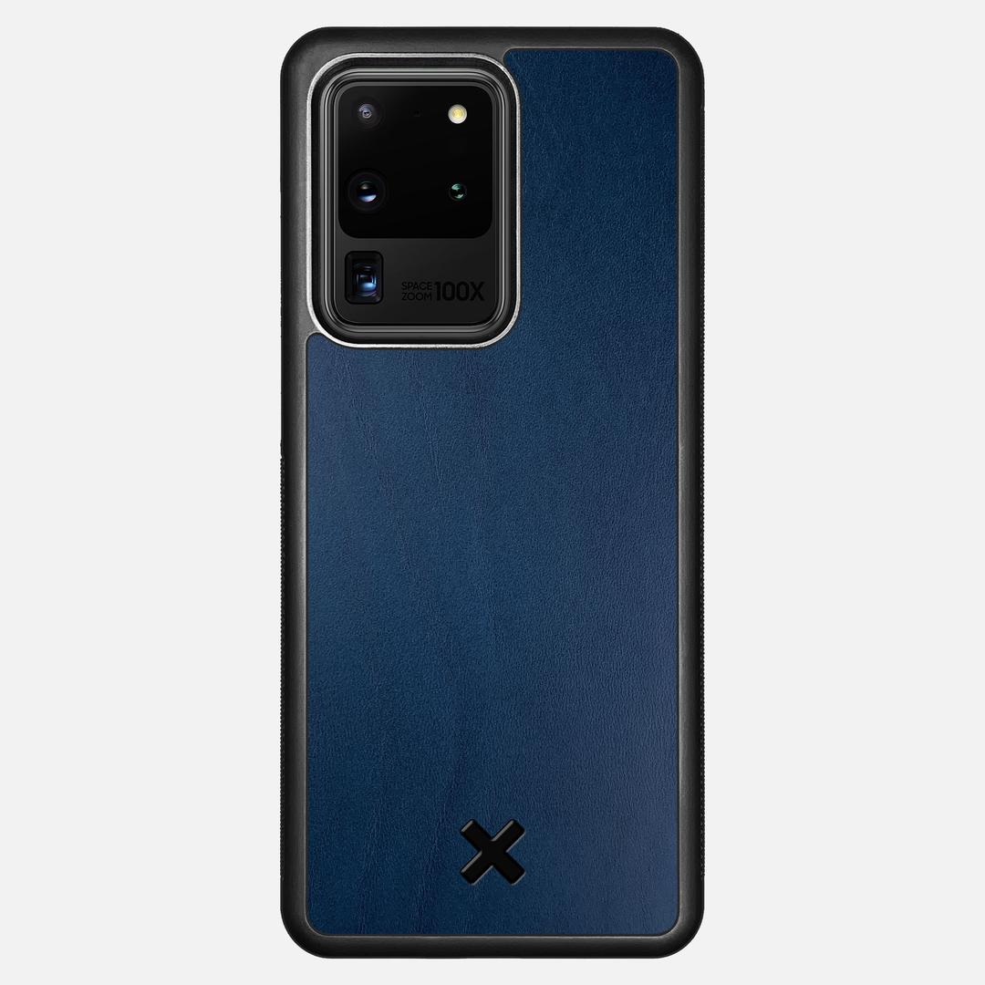 Midnight Leather Case for the Samsung Galaxy S20 Ultra featuring a Genuine Leather backer with the Keyway X Mark#Phone Model_Galaxy S20 Ultra