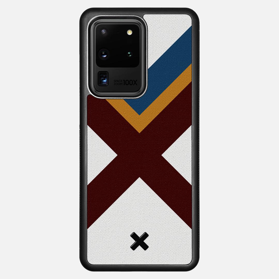 Range Case for the Samsung Galaxy S20 Ultra featuring a UV Printed Cotton Canvas backer with the Keyway X Mark#Phone Model_Galaxy S20 Ultra