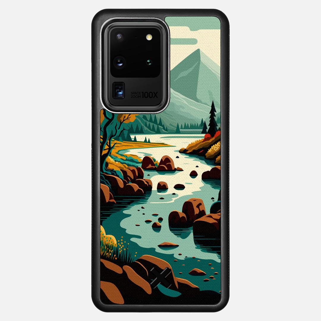 Sanctuary Case for the Samsung Galaxy S20 Ultra featuring a UV Printed Cotton Canvas backer with the Keyway X Mark#Phone Model_Galaxy S20 Ultra