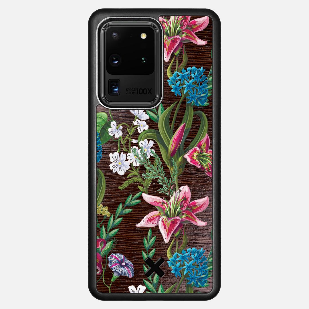 Stargazer Case for the Samsung Galaxy S20 Ultra featuring a UV Printed Wenge Wood backer with the Keyway X Mark#Phone Model_Galaxy S20 Ultra