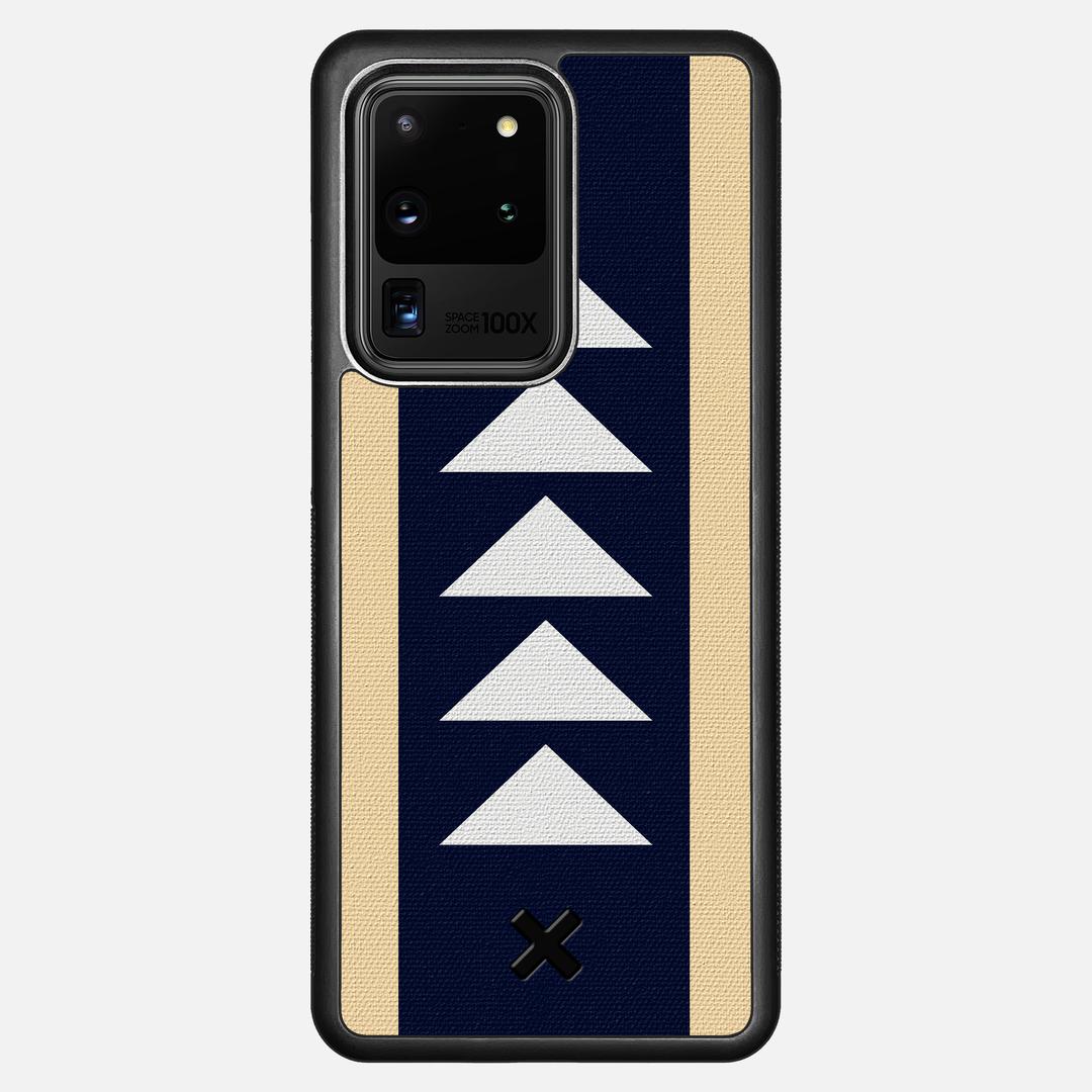 Track Case for the Samsung Galaxy S20 Ultra featuring a UV Printed Cotton Canvas backer with the Keyway X Mark#Phone Model_Galaxy S20 Ultra