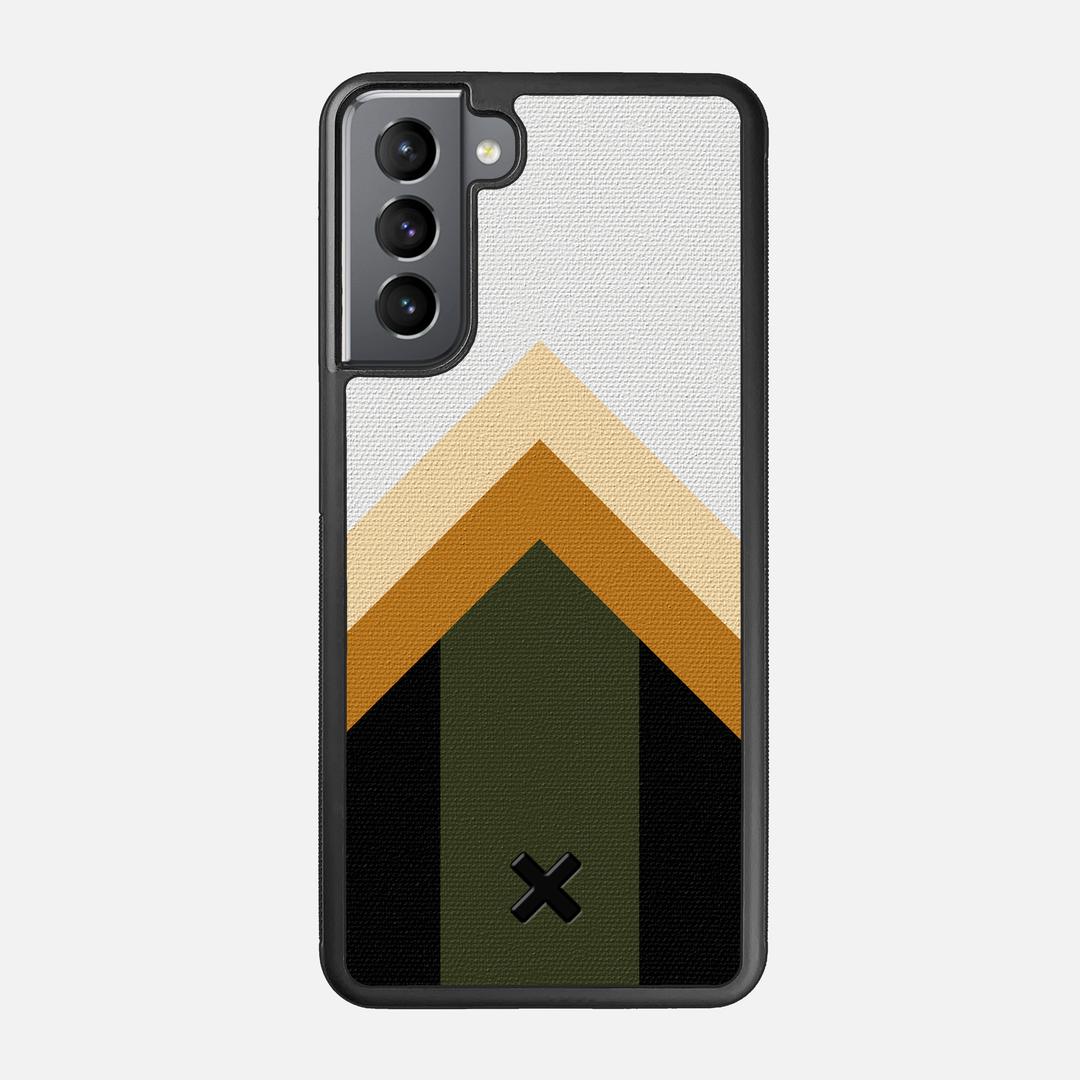 Ascent Case for the Samsung Galaxy S21 featuring a UV Printed Cotton Canvas backer with the Keyway X Mark#Phone Model_Galaxy S21