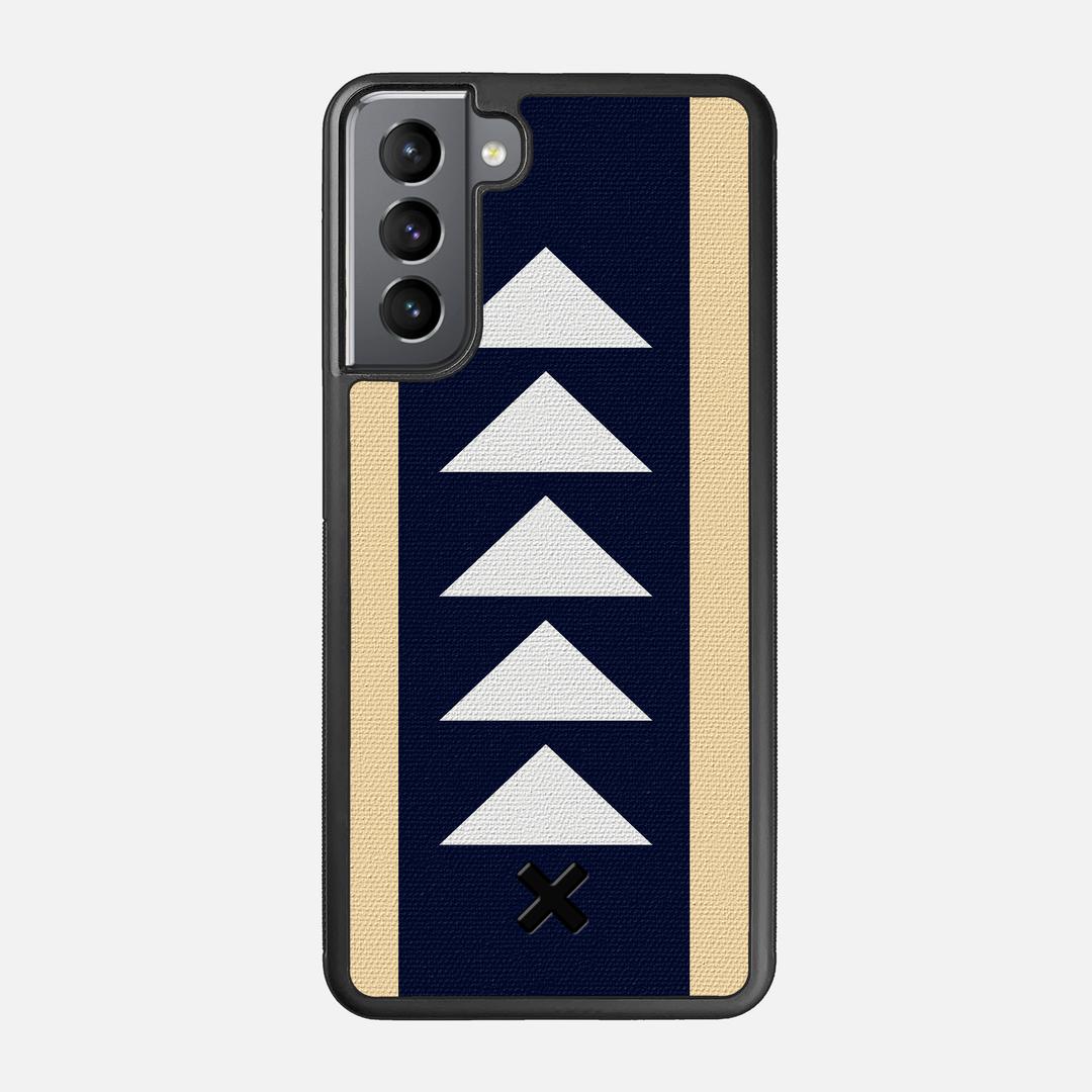 Track Case for the Samsung Galaxy S21 featuring a UV Printed Cotton Canvas backer with the Keyway X Mark#Phone Model_Galaxy S21