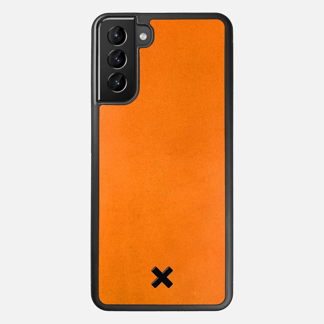 Honey Leather Case for the Samsung Galaxy S21 Plus featuring a Genuine Leather backer with the Keyway X Mark#Phone Model_Galaxy S21 Plus