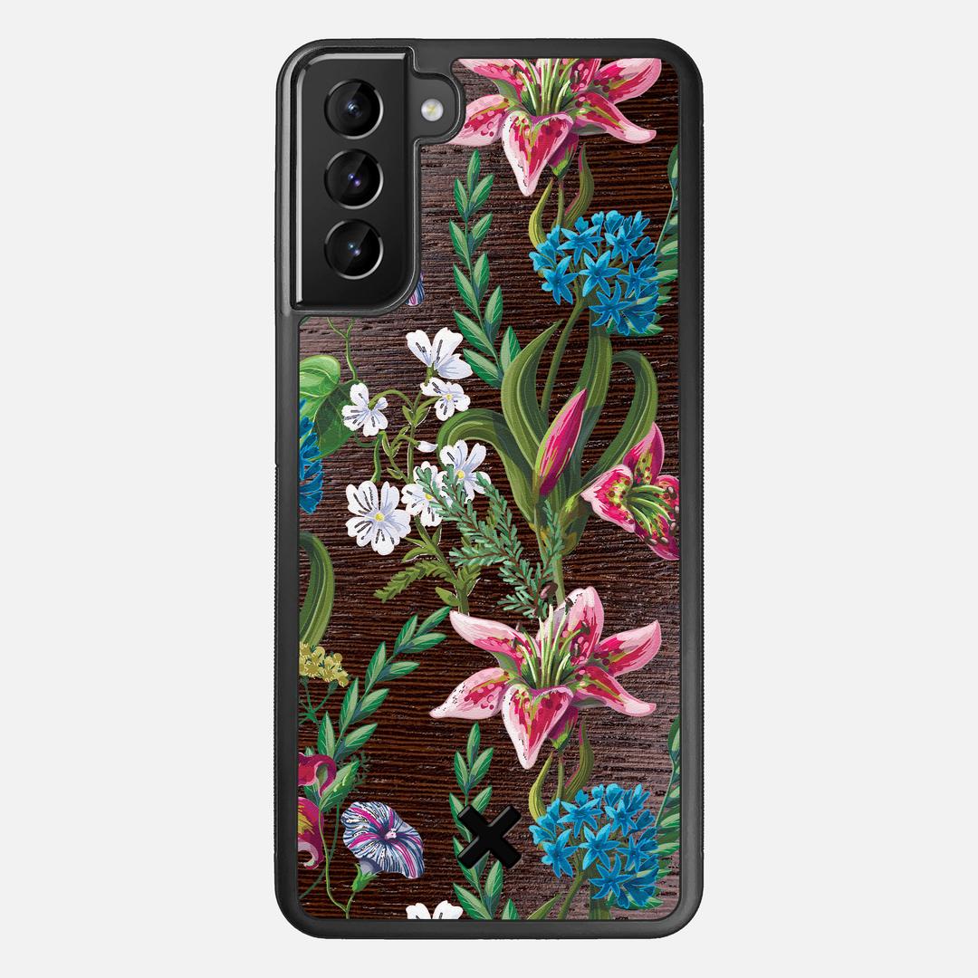 Stargazer Case for the Samsung Galaxy S21 Plus featuring a UV Printed Wenge Wood backer with the Keyway X Mark#Phone Model_Galaxy S21 Plus