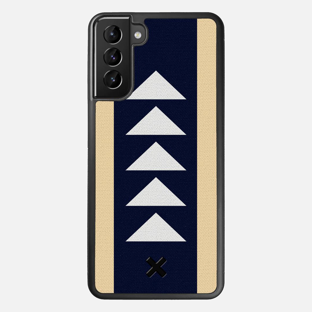 Track Case for the Samsung Galaxy S21 Plus featuring a UV Printed Cotton Canvas backer with the Keyway X Mark#Phone Model_Galaxy S21 Plus