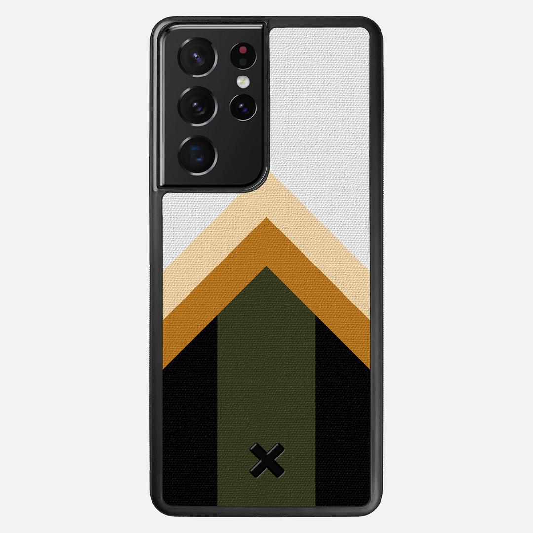 Ascent Case for the Samsung Galaxy S21 Ultra featuring a UV Printed Cotton Canvas backer with the Keyway X Mark#Phone Model_Galaxy S21 Ultra