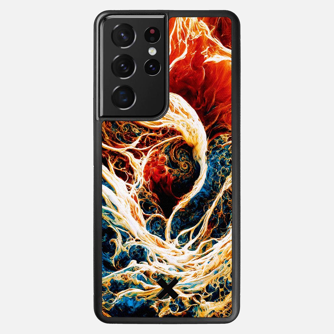 Evolve Case for the Samsung Galaxy S21 Ultra featuring a UV Printed Cotton Canvas backer with the Keyway X Mark#Phone Model_Galaxy S21 Ultra