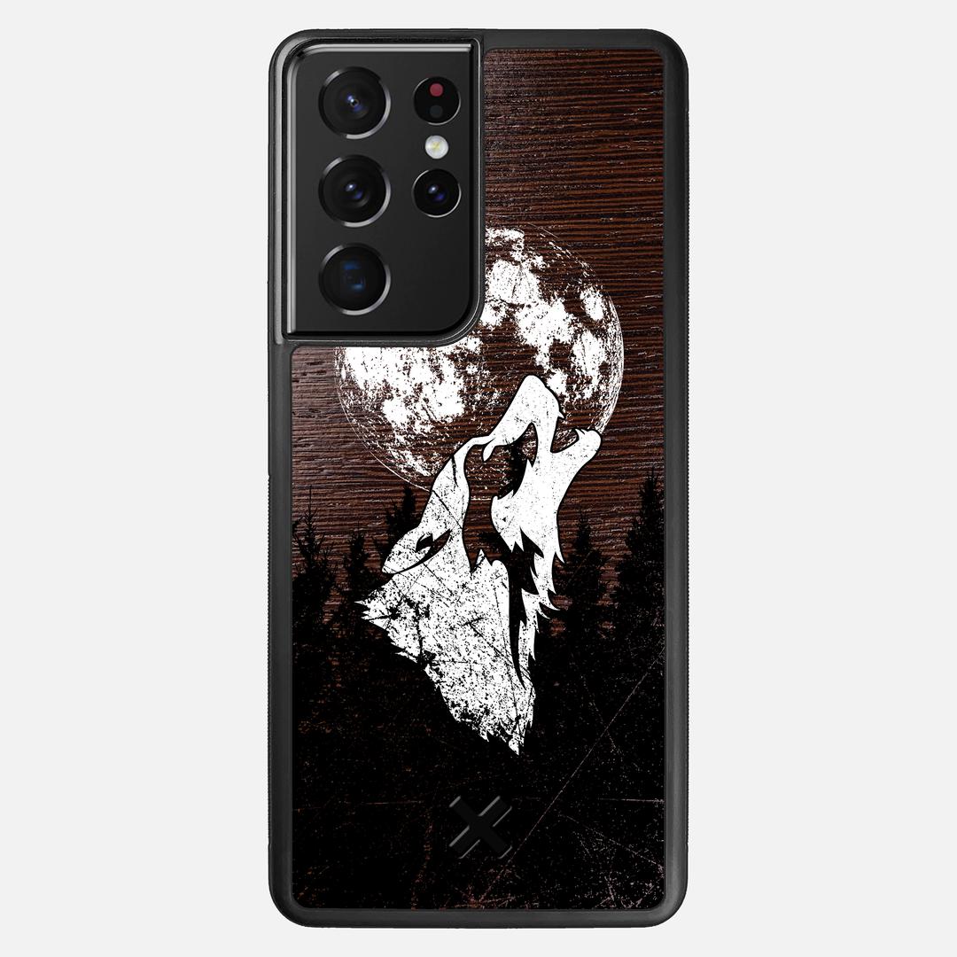 Howl Case for the Samsung Galaxy S21 Ultra featuring a UV Printed Wenge Wood backer with the Keyway X Mark#Phone Model_Galaxy S21 Ultra