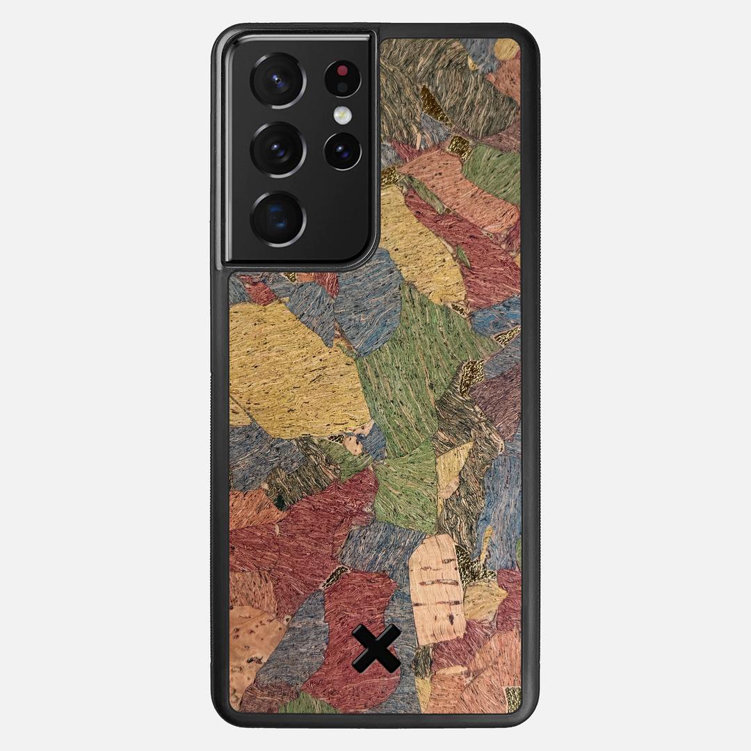 Terrazzo Cork Case for the Samsung Galaxy S21 Ultra featuring a Genuine Cork backer with the Keyway X Mark#Phone Model_Galaxy S21 Ultra