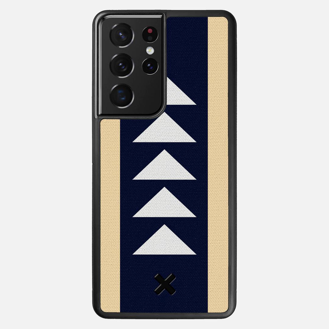 Track Case for the Samsung Galaxy S21 Ultra featuring a UV Printed Cotton Canvas backer with the Keyway X Mark#Phone Model_Galaxy S21 Ultra
