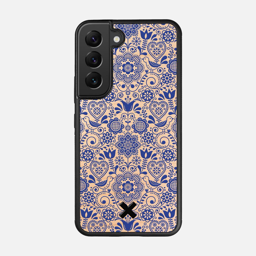 Bloom Case for the Samsung Galaxy S22 featuring a UV Printed Maple Wood backer with the Keyway X Mark#Phone Model_Galaxy S22