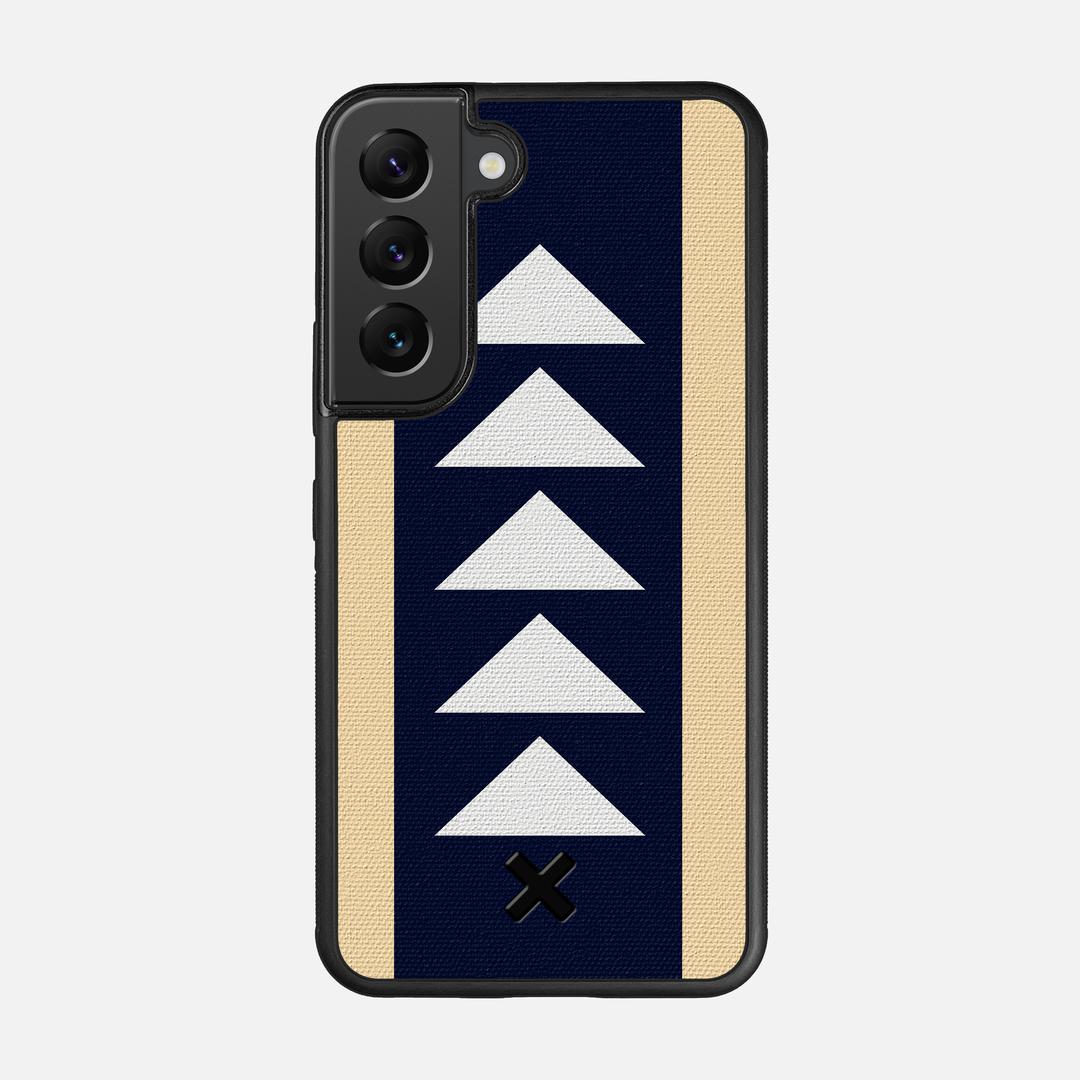 Track Case for the Samsung Galaxy S22 featuring a UV Printed Cotton Canvas backer with the Keyway X Mark#Phone Model_Galaxy S22