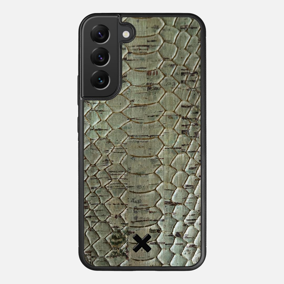 Python Cork Case for the Samsung Galaxy S22 Plus featuring a Genuine Cork backer with the Keyway X Mark#Phone Model_Galaxy S22 Plus