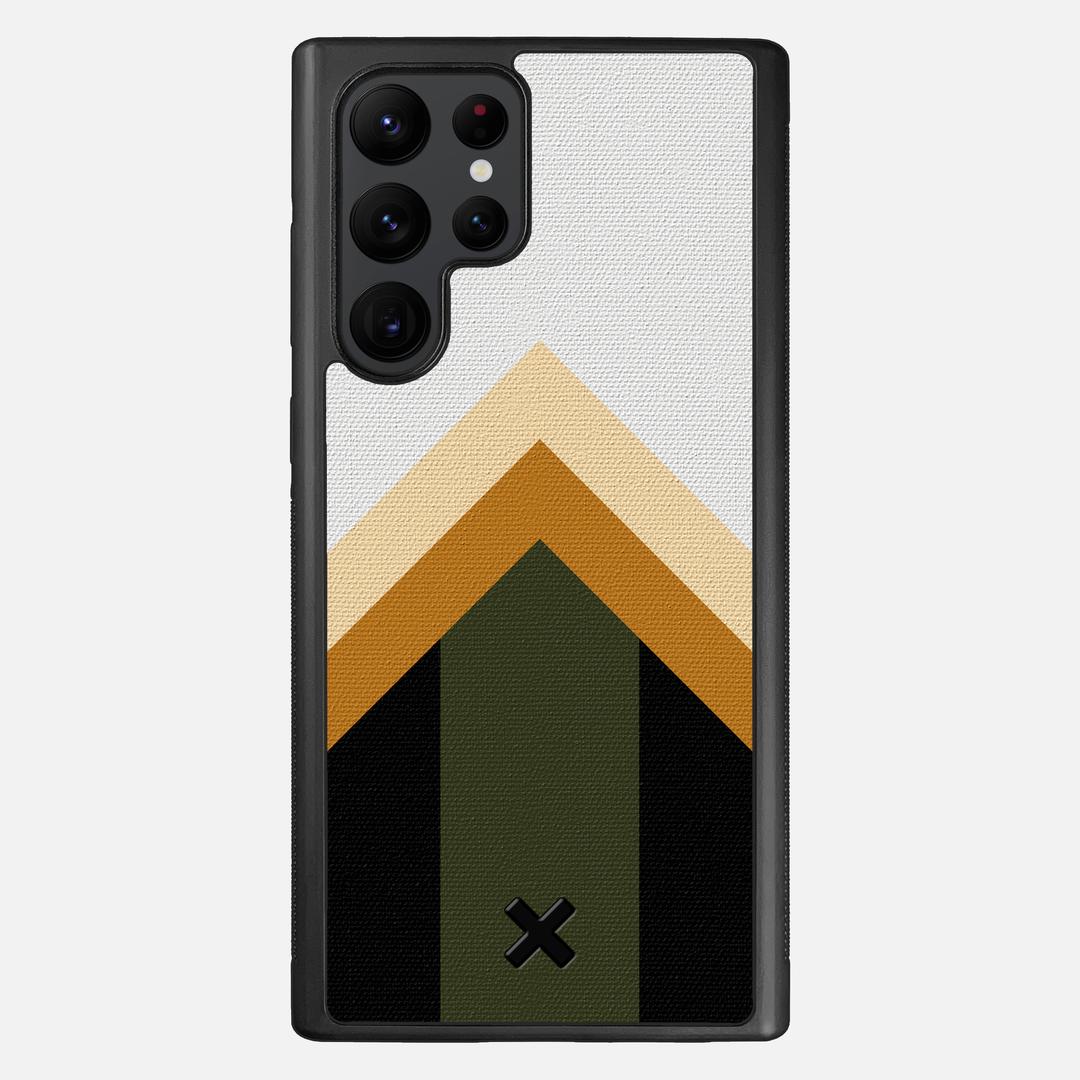 Ascent Case for the Samsung Galaxy S22 Ultra featuring a UV Printed Cotton Canvas backer with the Keyway X Mark#Phone Model_Galaxy S22 Ultra