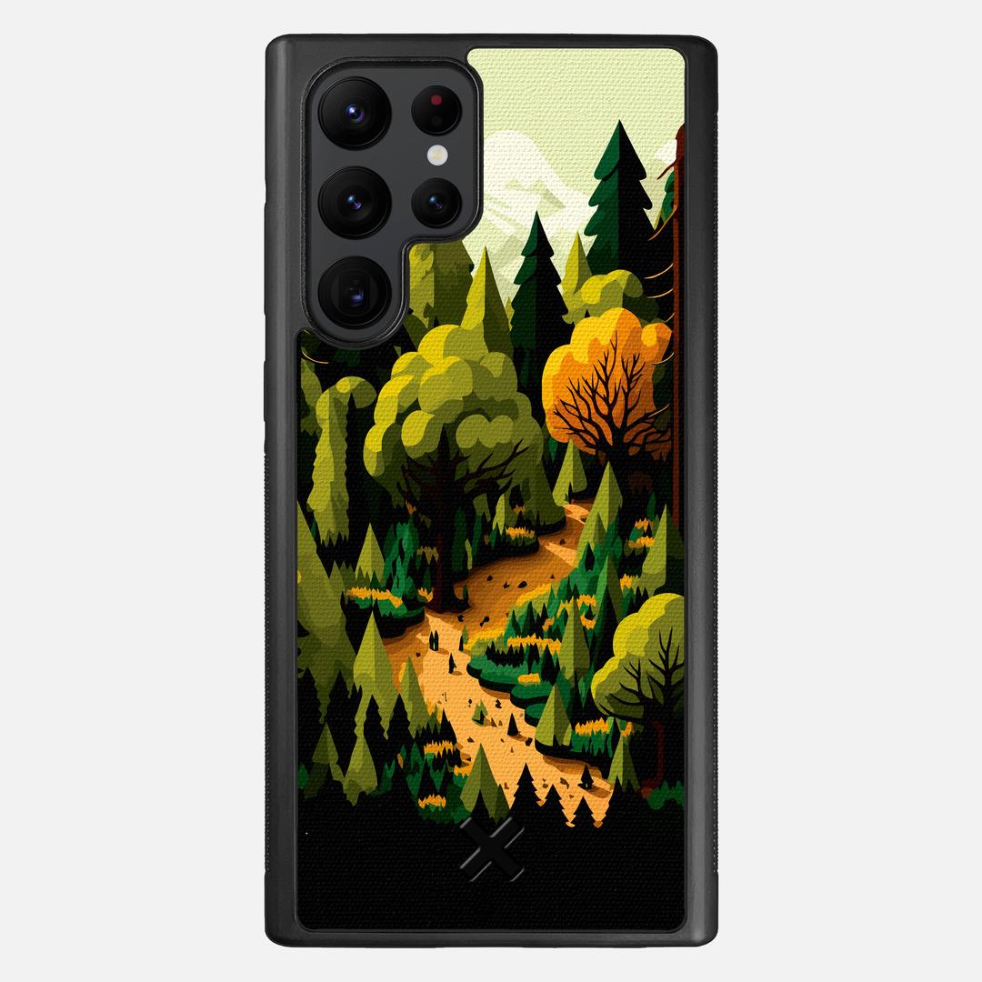 Evergreen Case for the Samsung Galaxy S22 Ultra featuring a UV Printed Cotton Canvas backer with the Keyway X Mark#Phone Model_Galaxy S22 Ultra