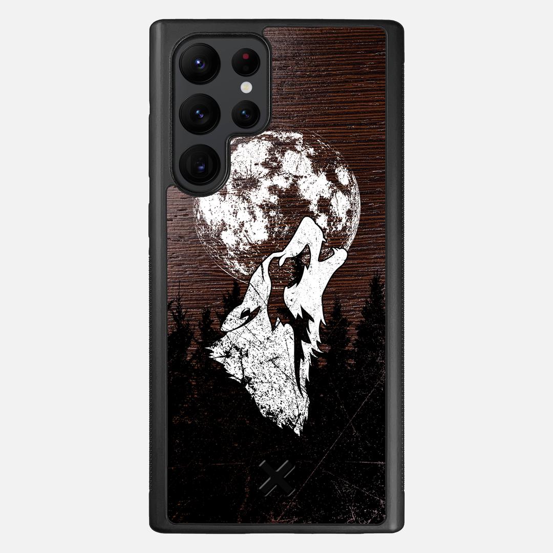 Howl Case for the Samsung Galaxy S22 Ultra featuring a UV Printed Wenge Wood backer with the Keyway X Mark#Phone Model_Galaxy S22 Ultra