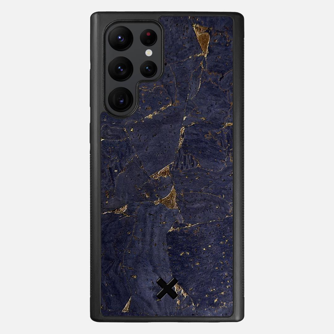 Quartz Cork Case for the Samsung Galaxy S22 Ultra featuring a Genuine Cork backer with the Keyway X Mark#Phone Model_Galaxy S22 Ultra