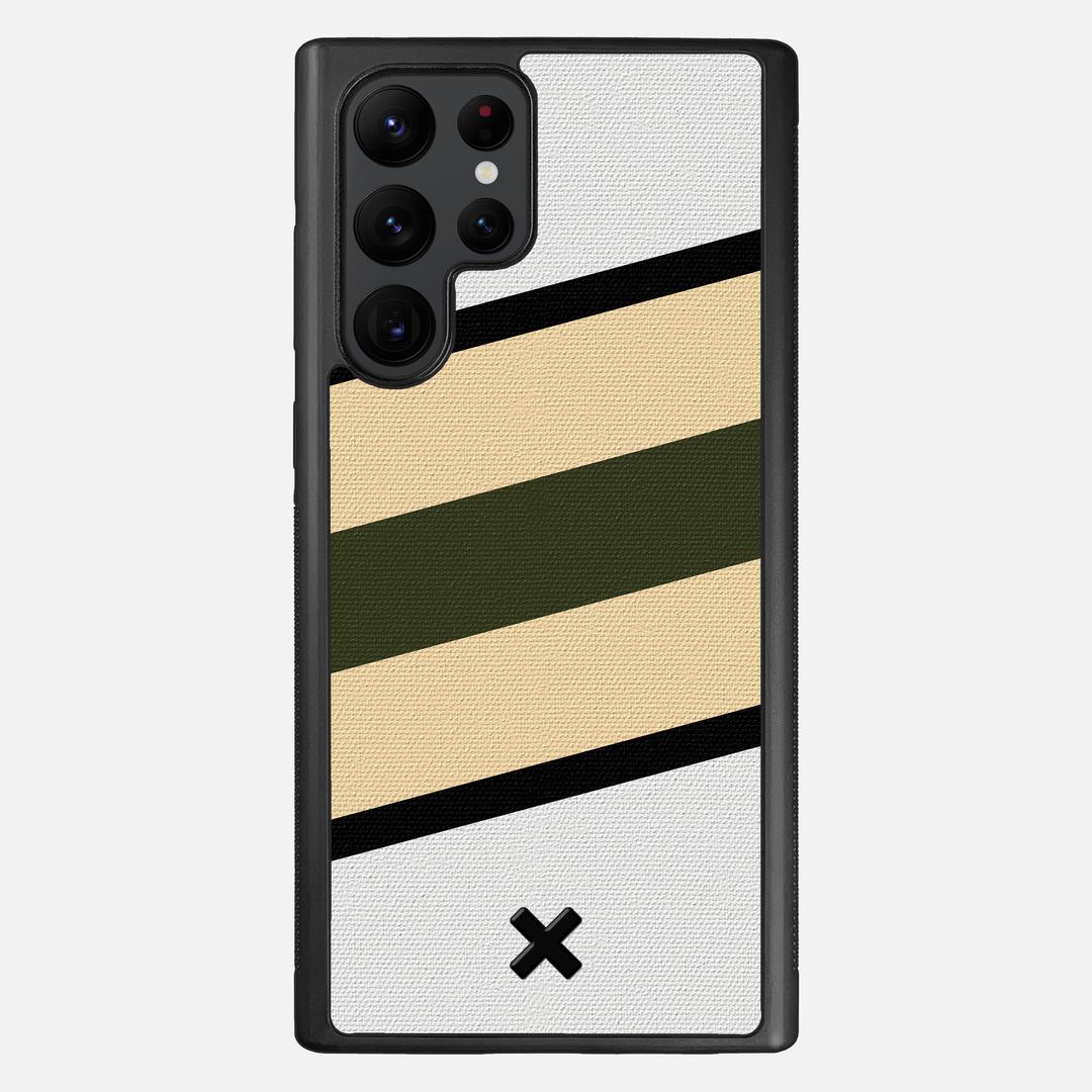 Ridge Case for the Samsung Galaxy S22 Ultra featuring a UV Printed Cotton Canvas backer with the Keyway X Mark#Phone Model_Galaxy S22 Ultra
