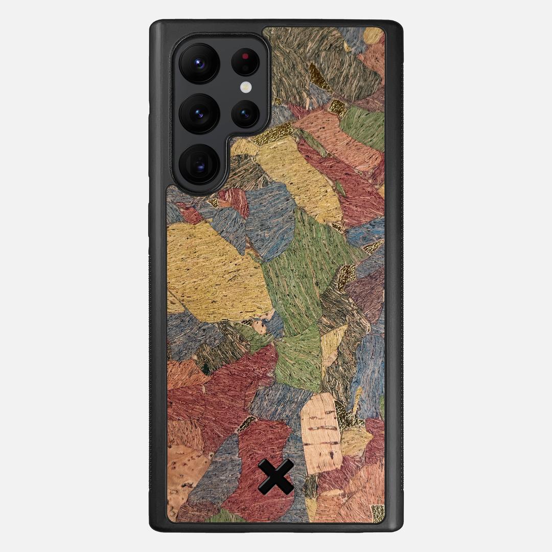 Terrazzo Cork Case for the Samsung Galaxy S22 Ultra featuring a Genuine Cork backer with the Keyway X Mark#Phone Model_Galaxy S22 Ultra