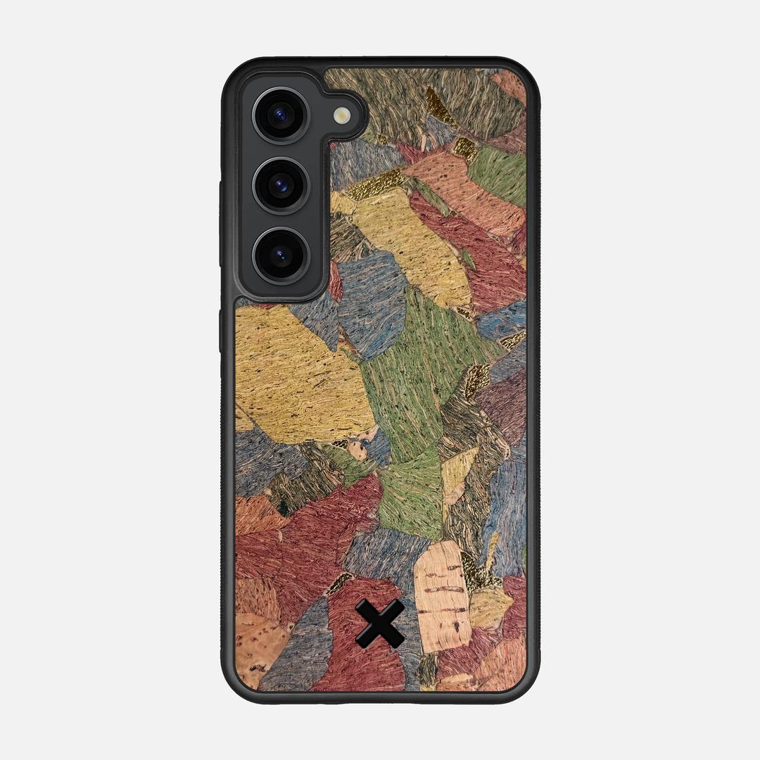Terrazzo Cork Case for the Samsung Galaxy S23 featuring a Genuine Cork backer with the Keyway X Mark#Phone Model_Galaxy S23