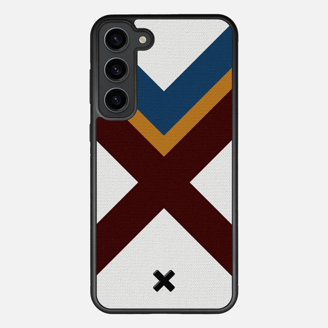 Range Case for the Samsung Galaxy S23 Plus featuring a UV Printed Cotton Canvas backer with the Keyway X Mark#Phone Model_Galaxy S23 Plus