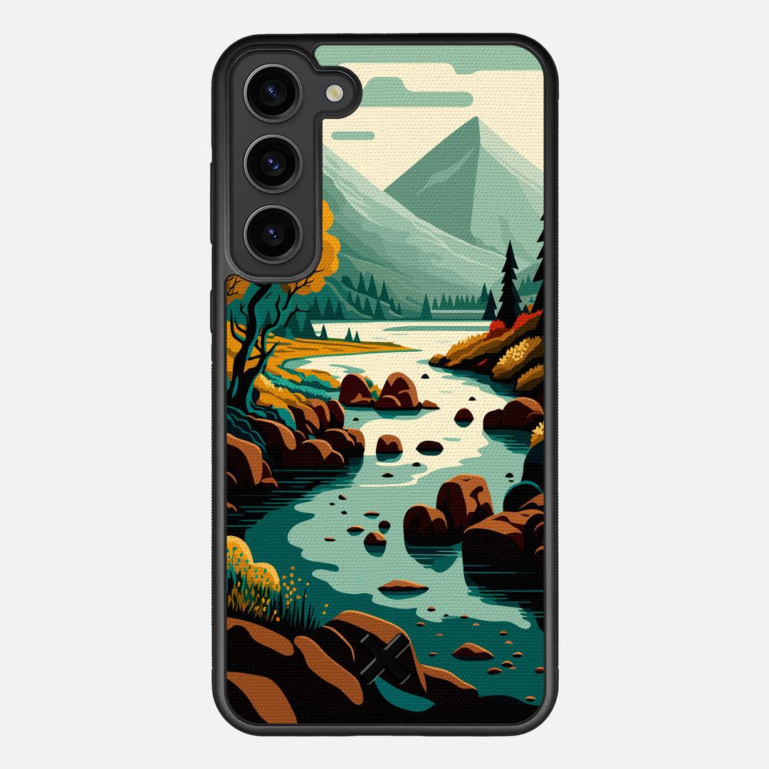 Sanctuary Case for the Samsung Galaxy S23 Plus featuring a UV Printed Cotton Canvas backer with the Keyway X Mark#Phone Model_Galaxy S23 Plus