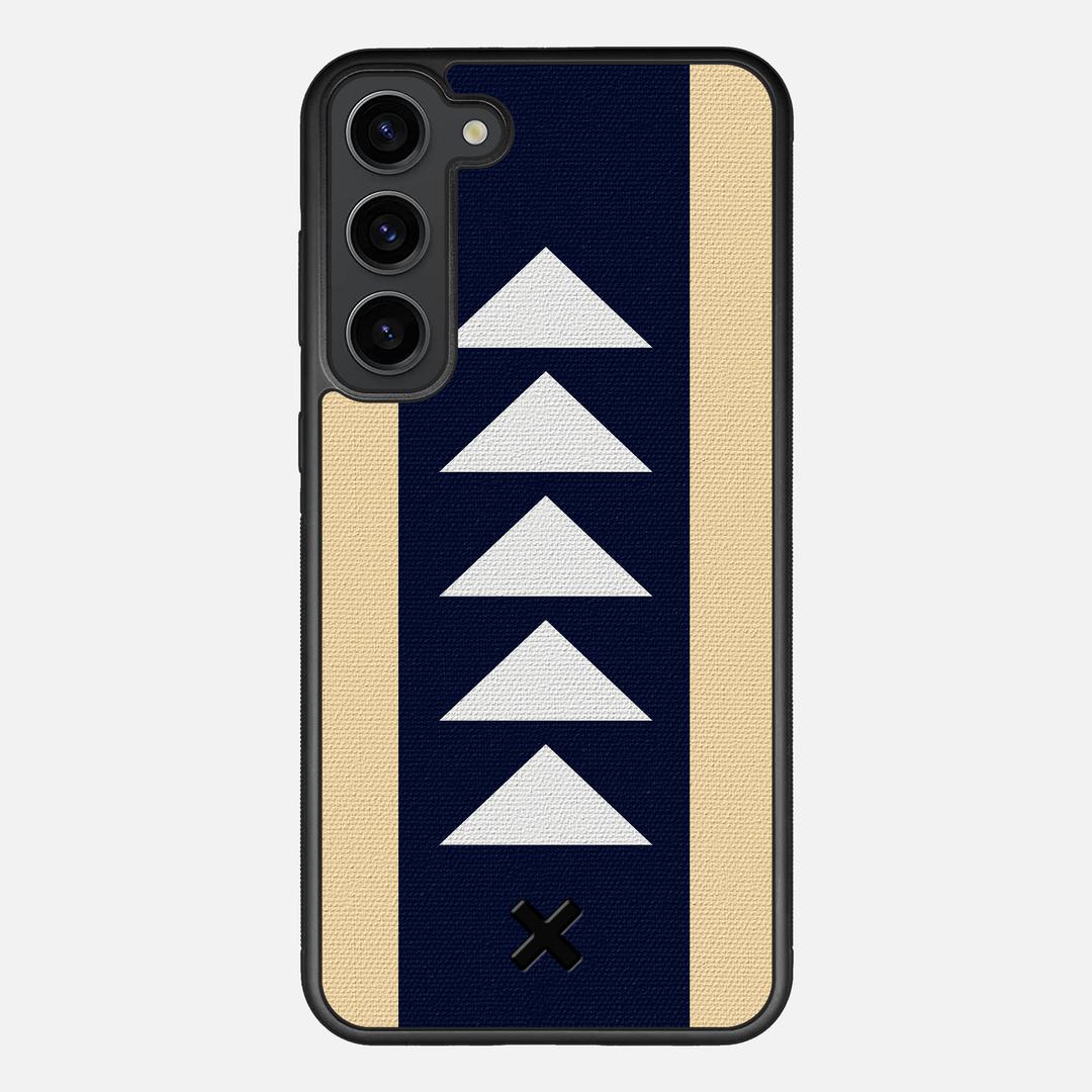 Track Case for the Samsung Galaxy S23 Plus featuring a UV Printed Cotton Canvas backer with the Keyway X Mark#Phone Model_Galaxy S23 Plus