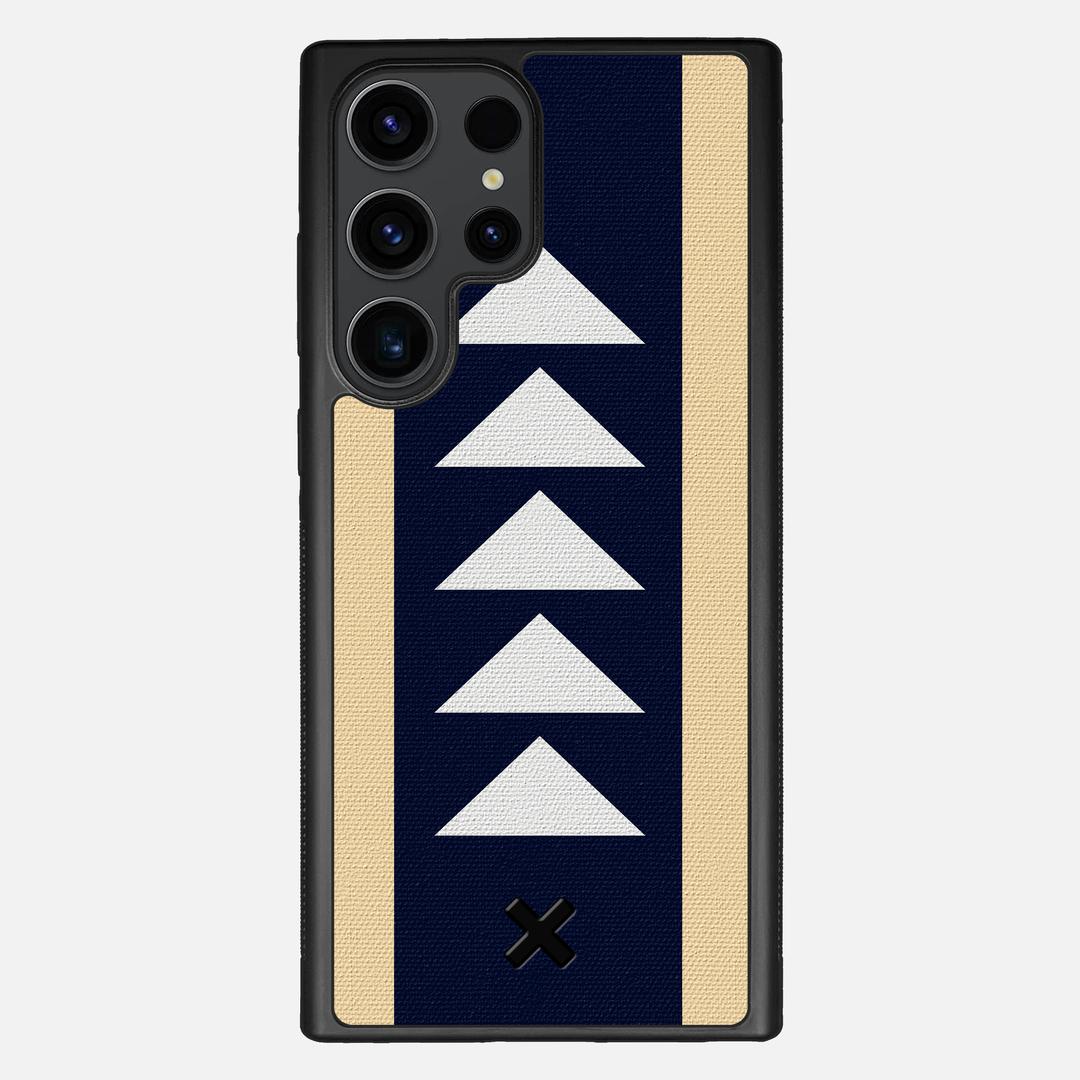Track Case for the Samsung Galaxy S23 Ultra featuring a UV Printed Cotton Canvas backer with the Keyway X Mark#Phone Model_Galaxy S23 Ultra
