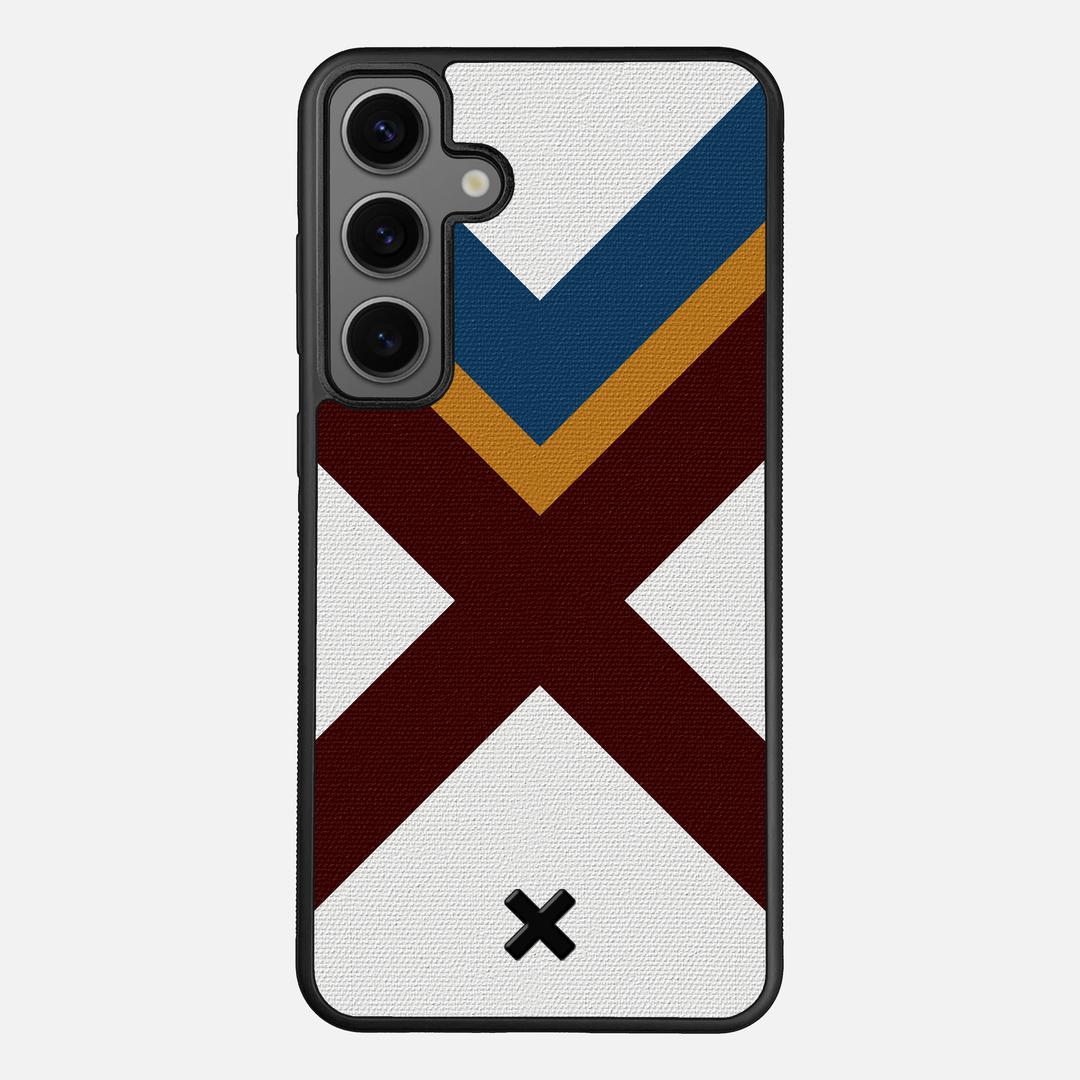 Range Case for the Samsung Galaxy S24 Plus featuring a UV Printed Cotton Canvas backer with the Keyway X Mark#Phone Model_Galaxy S24 Plus