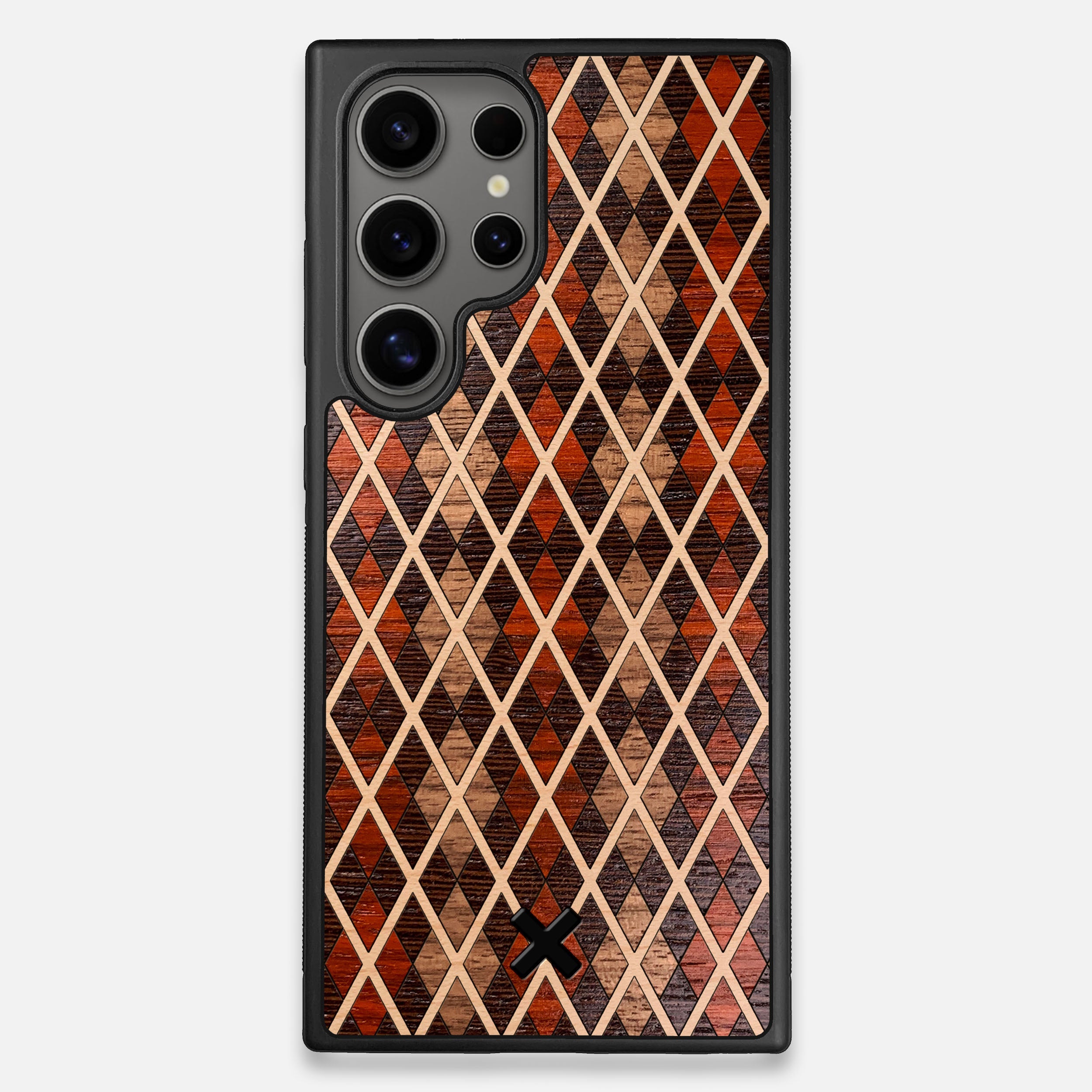 TPU/PC Sides of the Argyle Wood Galaxy S25 Ultra Case by Keyway Designs