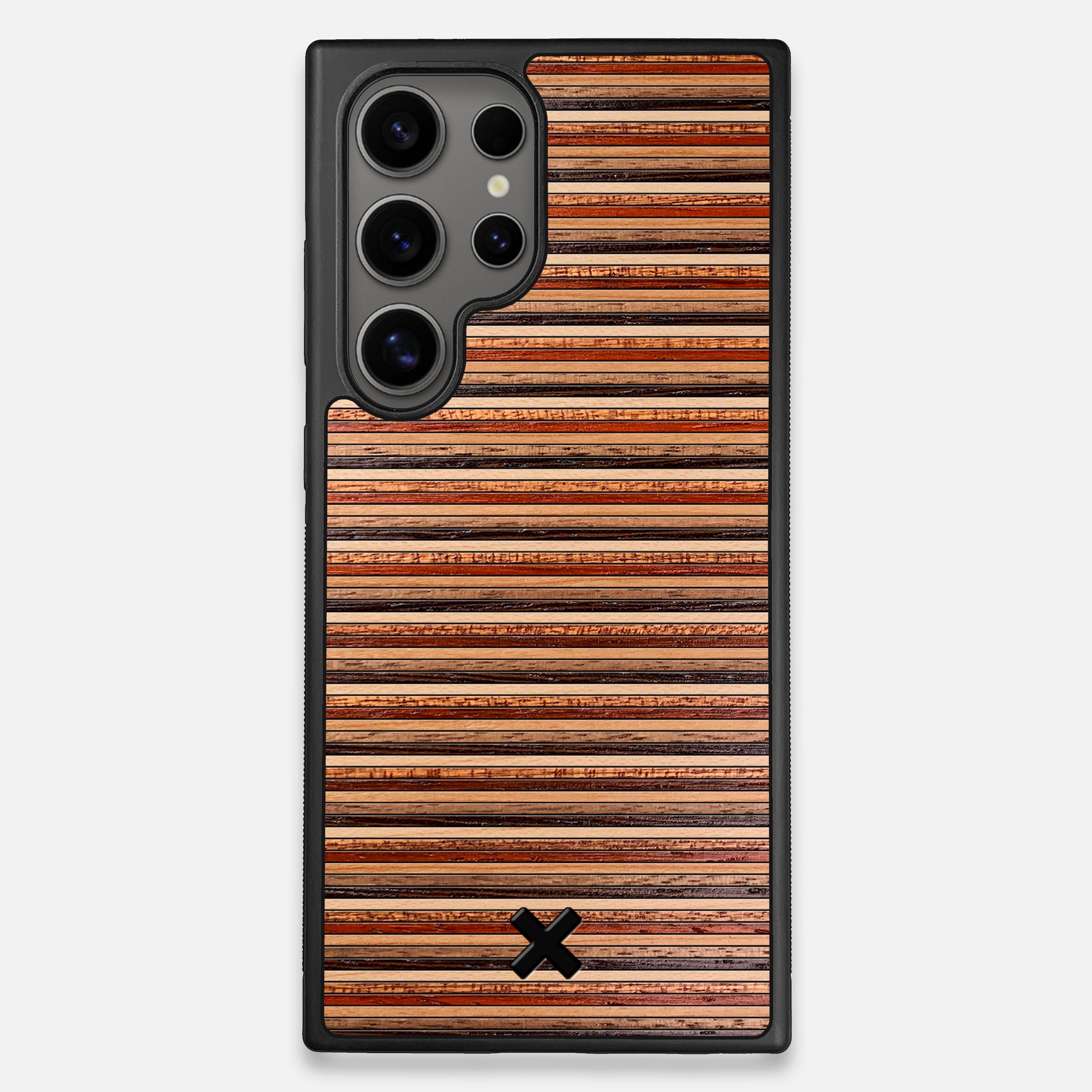 TPU/PC Sides of the Strata Wood Galaxy S25 Ultra Case by Keyway Designs