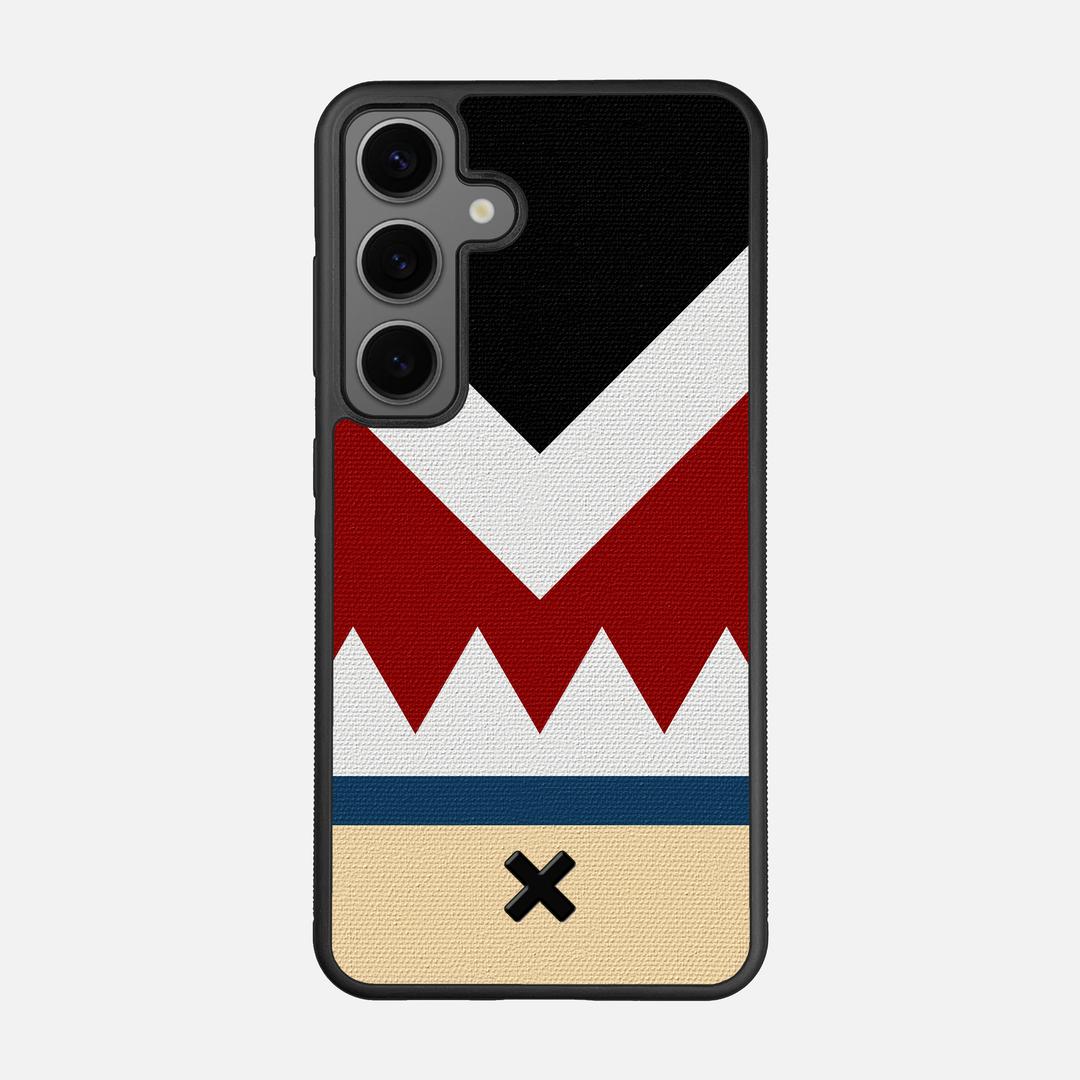 Cove Case for the Samsung Galaxy S25 featuring a UV Printed Cotton Canvas backer with the Keyway X Mark#Phone Model_Galaxy S25