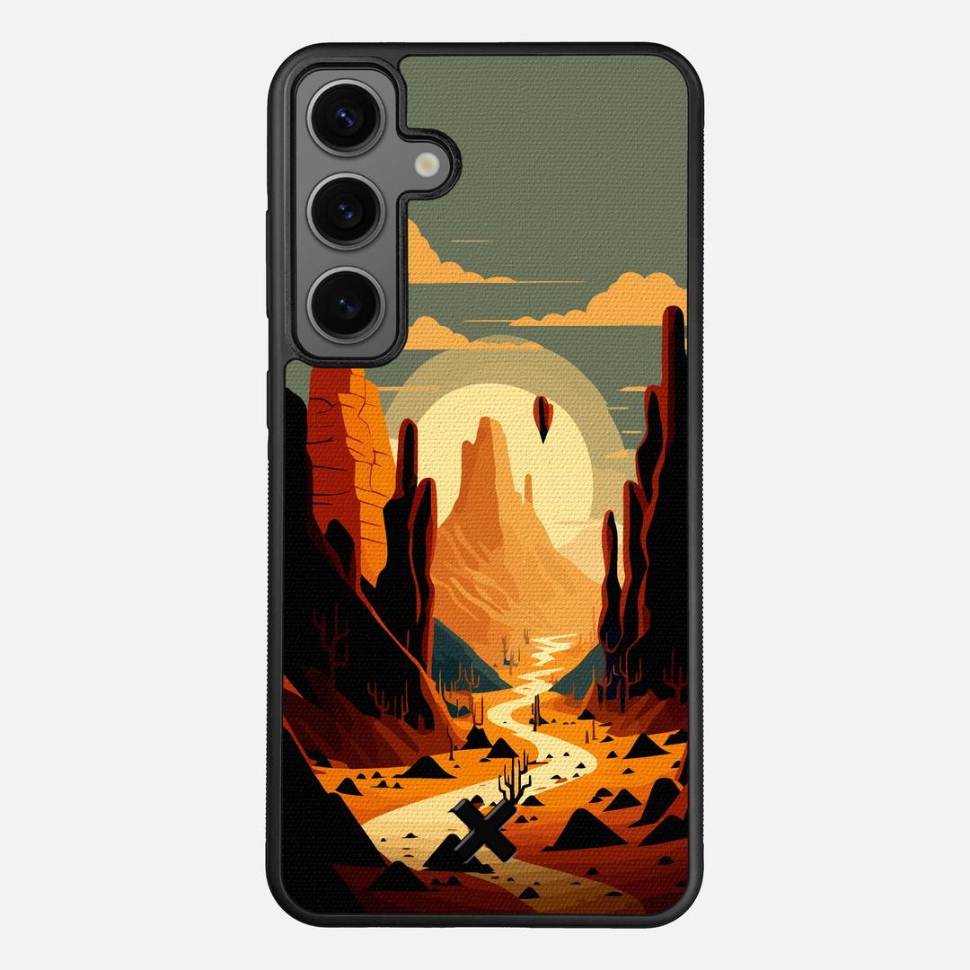 Terra Case for the Samsung Galaxy S25 Plus featuring a UV Printed Cotton Canvas backer with the Keyway X Mark#Phone Model_Galaxy S25 Plus