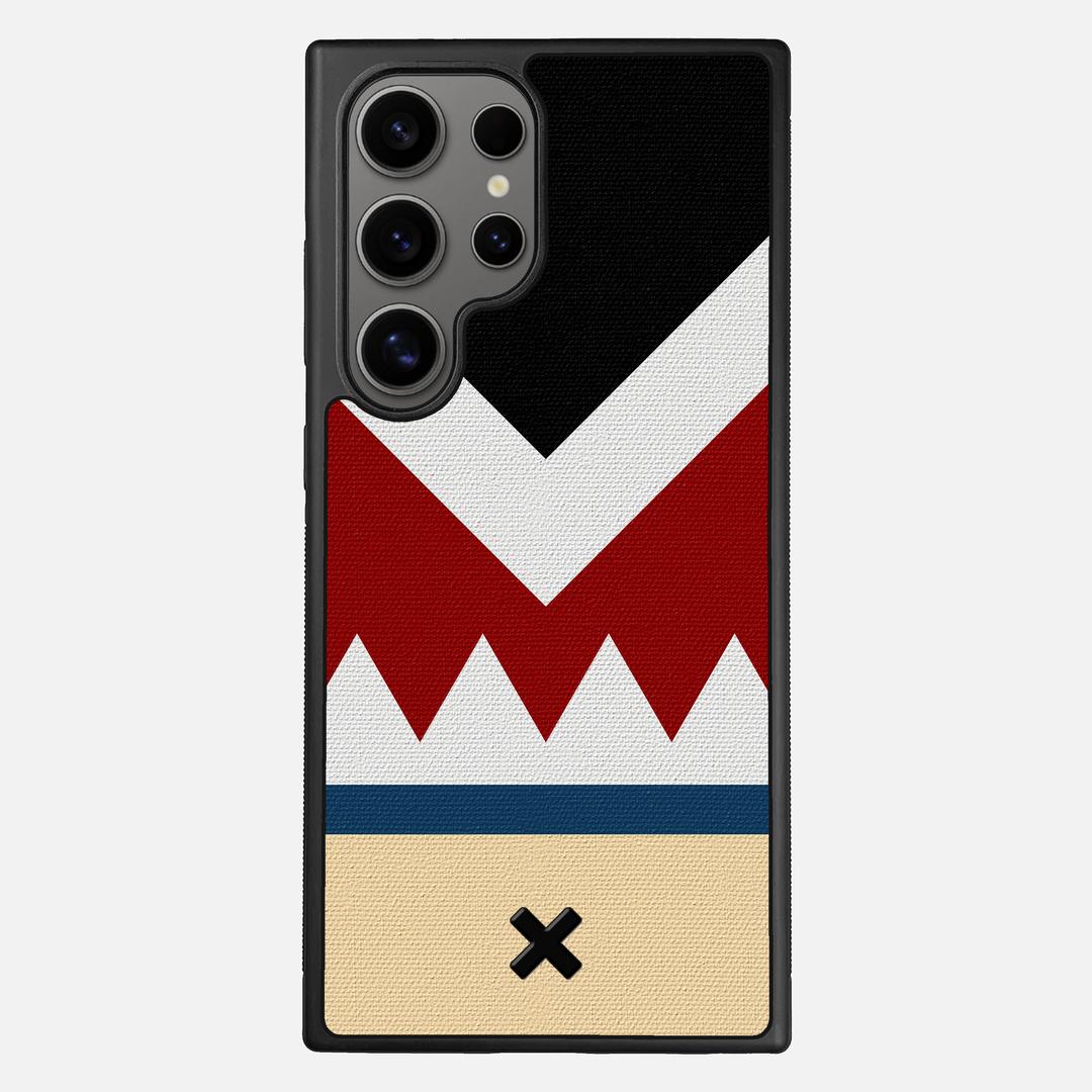 Cove Case for the Samsung Galaxy S25 Ultra featuring a UV Printed Cotton Canvas backer with the Keyway X Mark#Phone Model_Galaxy S25 Ultra