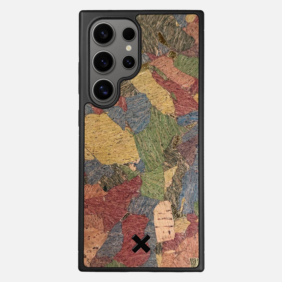 Terrazzo Cork Case for the Samsung Galaxy S25 Ultra featuring a Genuine Cork backer with the Keyway X Mark#Phone Model_Galaxy S25 Ultra