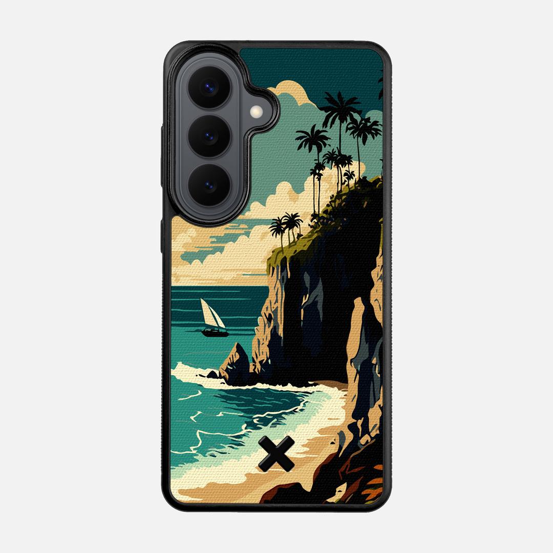 Seaside Case for the Samsung Galaxy S26 featuring a UV Printed Cotton Canvas backer with the Keyway X Mark#Phone Model_Galaxy S26