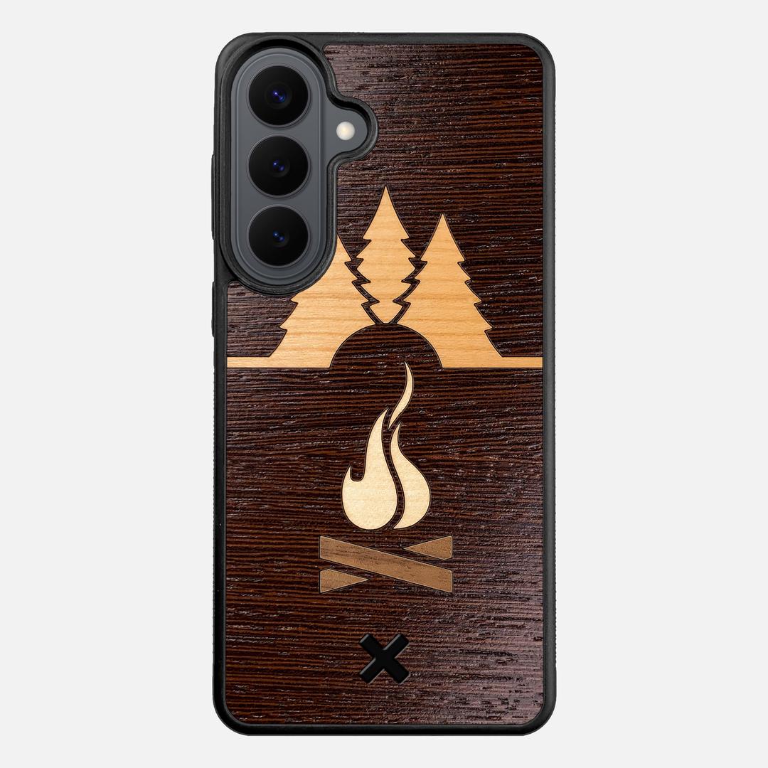 Nomad Case for the Samsung Galaxy S26 Plus featuring a Wenge, Cherry, Maple, and Walnut Wood backer with the Keyway X Mark#Phone Model_Galaxy S26 Plus