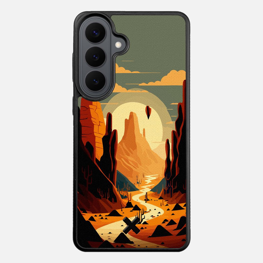 Terra Case for the Samsung Galaxy S26 Plus featuring a UV Printed Cotton Canvas backer with the Keyway X Mark#Phone Model_Galaxy S26 Plus