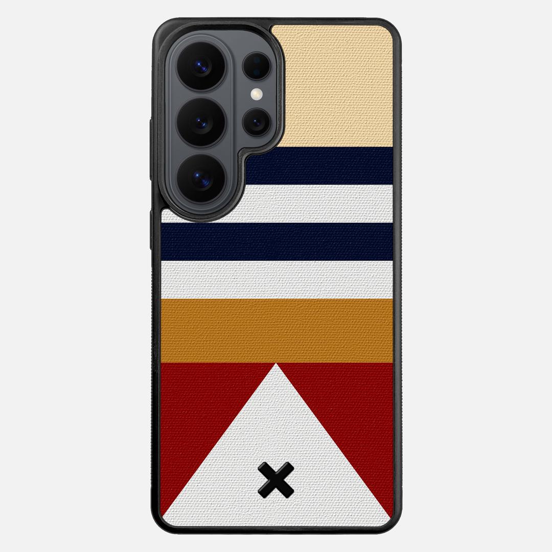 Lodge Case for the Samsung Galaxy S26 Ultra featuring a UV Printed Cotton Canvas backer with the Keyway X Mark#Phone Model_Galaxy S26 Ultra